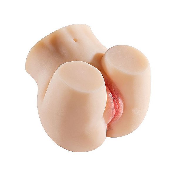 Masturbador Bunda Realística Cyberskin – Performance Extrema com Vagina e Ânus Texturizados