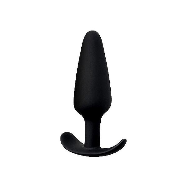 Plug Anal Cônico em Silicone Aveludado 8,5cm – Toque Macio e Conforto Absoluto
