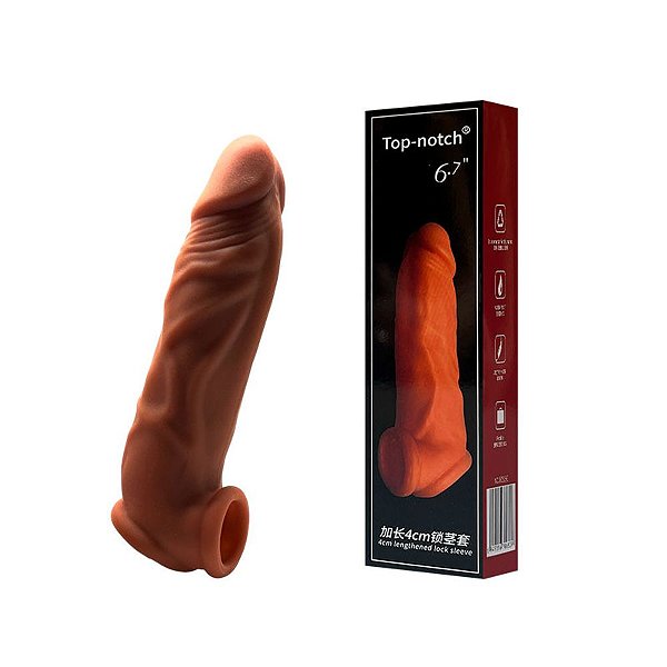 Capa Peniana com Extensor de 3 cm, Veias e Anel Escrotal