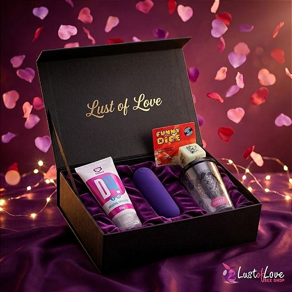 Kit Namorados Primeiro Gosto: Vibrador, Gel e Jogo a Dois – Descubra Novas Sensações