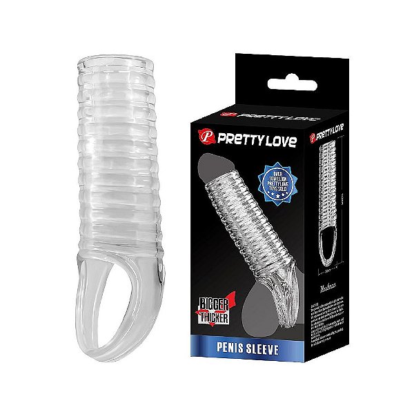 Capa Peniana Transparente Com Anel Escrotal Pretty Love Hartman