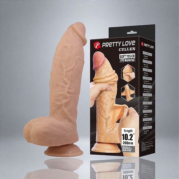 Pênis Realístico 26 cm – Dupla Camada Sliding Skin – Pretty Love Cullen