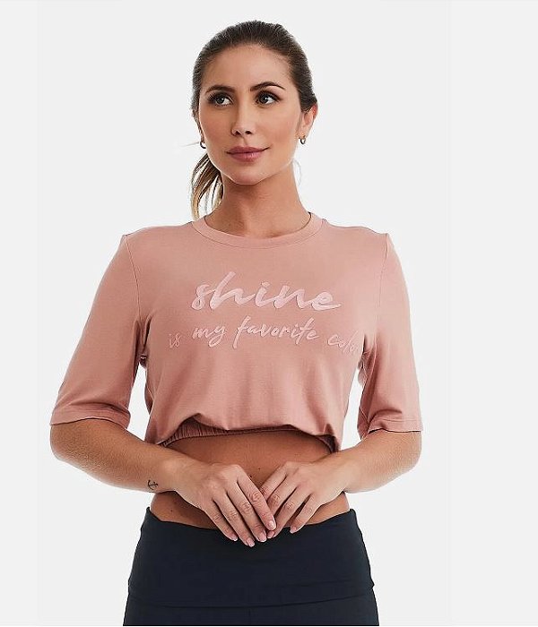 Cropped Fitness Style Rosê