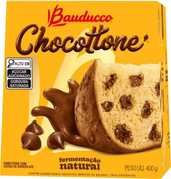 Panetone chocolate Bauducco 400g