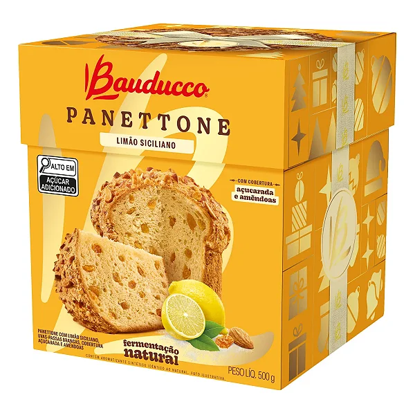 Panettone Bauducco Limão Siciliano 500g