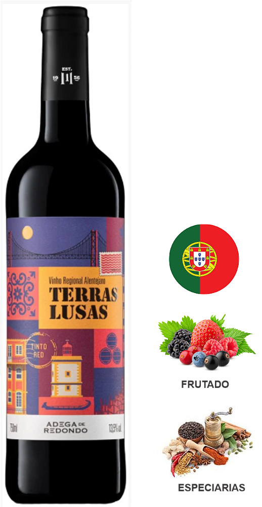 Vinho Terras Lusas 750ML Alentejo Tinto
