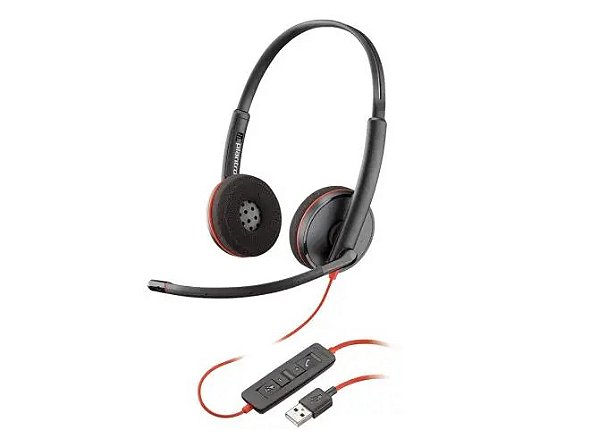 Headset Poly Blackwire C3220 Stereo USB-A 209745-101 I
