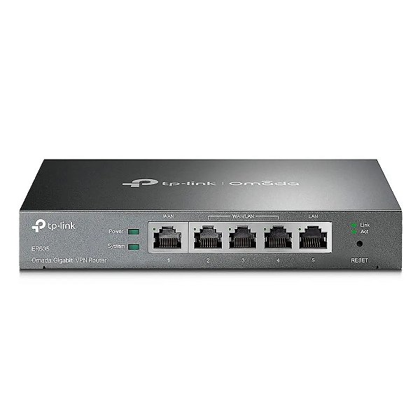 Roteador TP-LINK Omada Multi-Wan VPN Gigabit ER605 - ER605