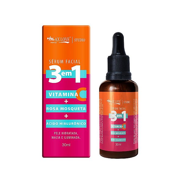 Sérum Facial 3 em 1 - Max Love 30ML