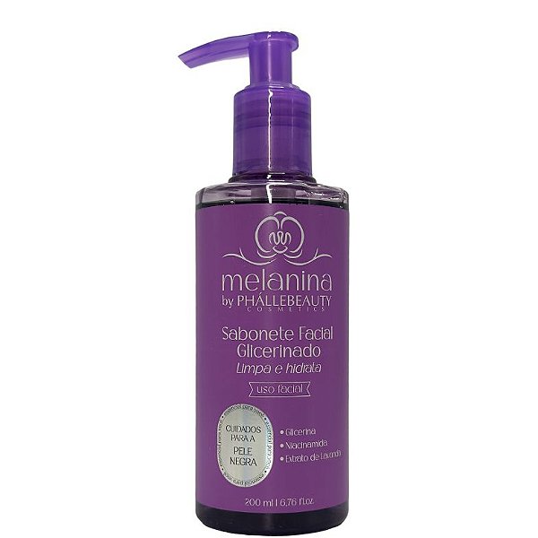 Sabonete facial glicerinado melanina - PhalléBeauty