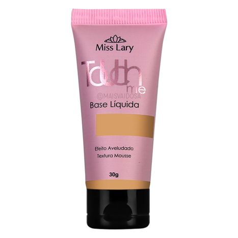 Base Líquida TouchMe Efeito Aveludado 30g - Miss Lary