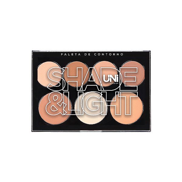 Paleta de Contorno Shade & Light 9 Cores 28g - Uni MakeUp