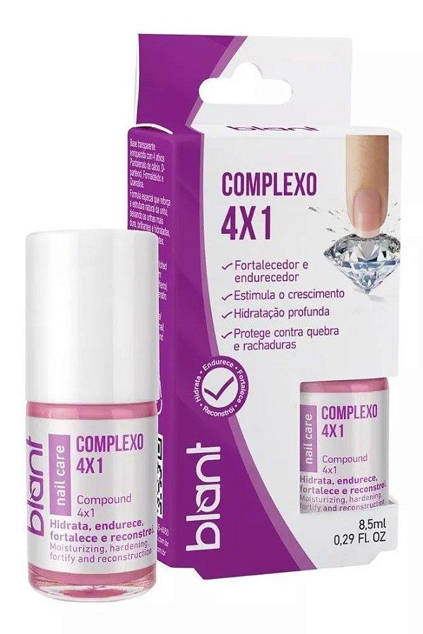 Base Fortalecedora Unhas Fortes Com Formol Complexo -Blant