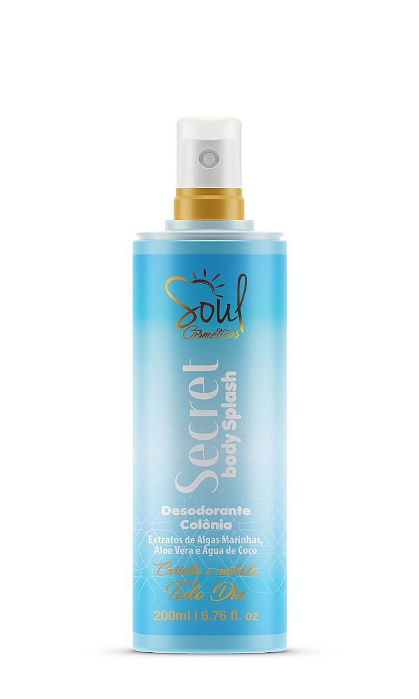 Body Splash Secret 200ml - Soul Cosmeticos