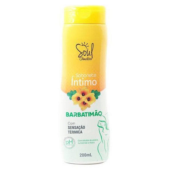 Sabonete Intimo Barbatimão com Sensação Térmica 200ml - Soul Cosmeticos