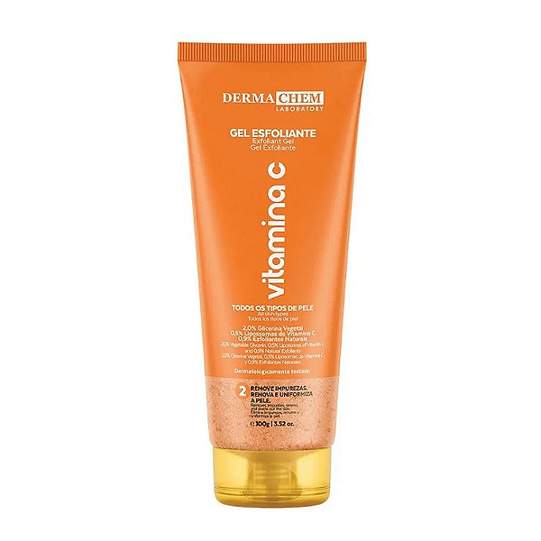 GEL ESFOLIANTE VITAMINA C 100g - DERMACHEM LABORATORY