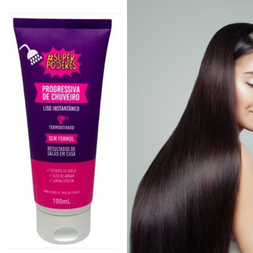 Progressiva De Chuveiro Liso Instantâneo 100ml - Super Poderes