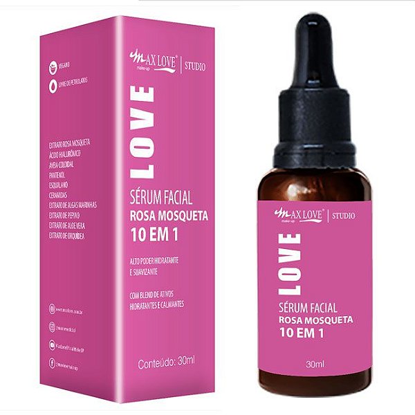 Sérum Facial Rosa Mosqueta 10x1  - Max Love