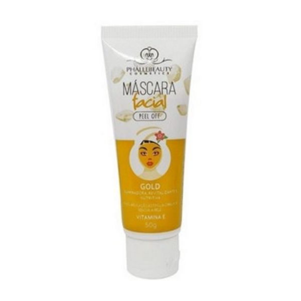 Máscara Facial Bisnaga Gold 50g -Phallebeauty