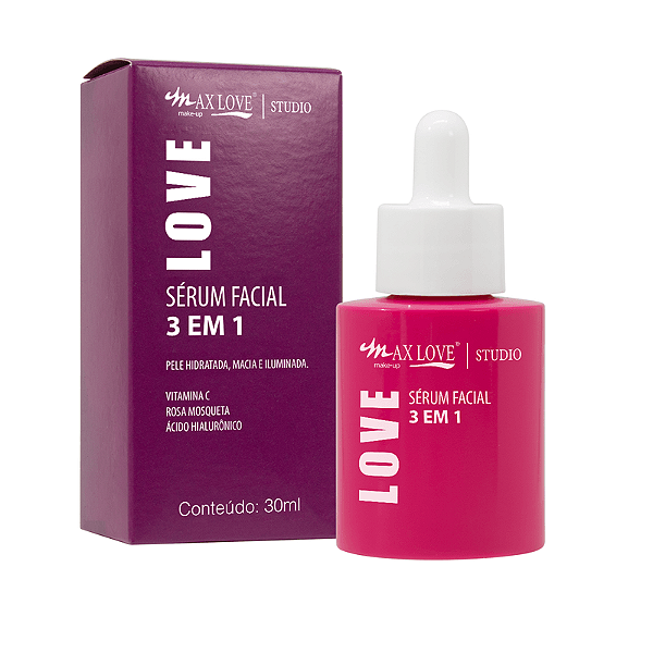 Sérum Facial 3 em 1 - Max Love