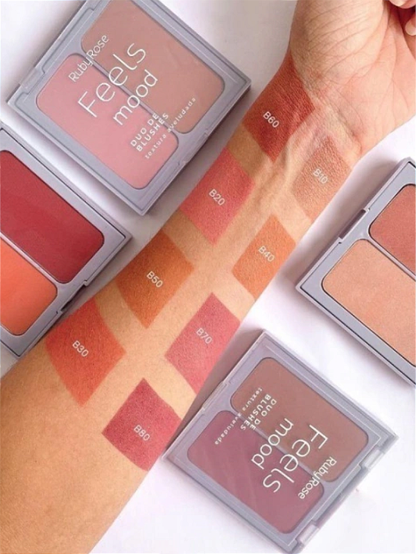 Blushes Paleta Duo Alta Pingmentação - Ruby Rose