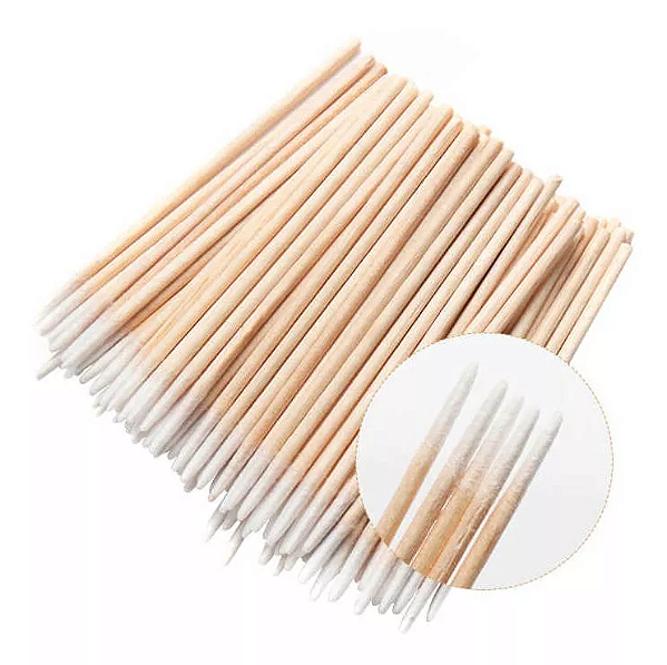 Kit com 100 Mini Palitos de Ponta Fina