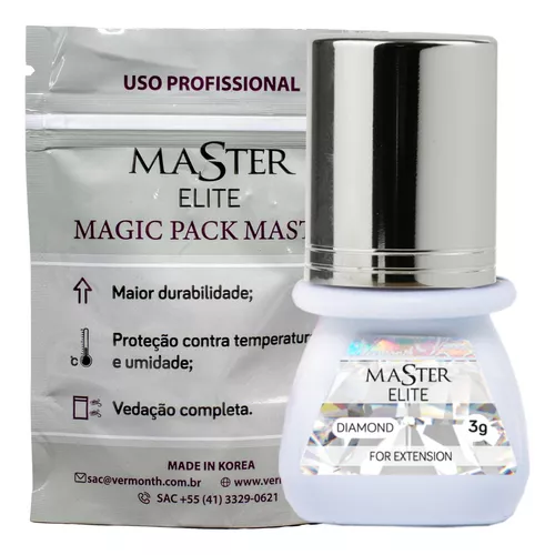 Cola Master Elite Diamond Extensão Cílios 3g - Transparente