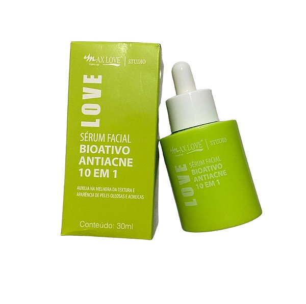 SÉRUM BIOATIVO ANTIACNE 10 EM 1 30ML  - Max Love