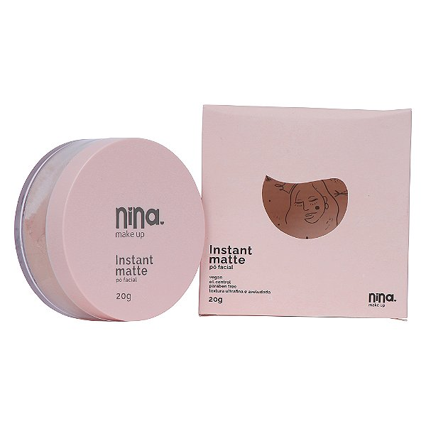 Pó Facial Instant Matte-Nina Make Up