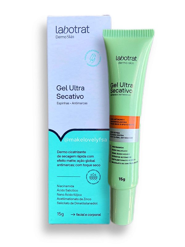 Gel Ultra Sectivo Espinhas e Antimarcas Dermo Skin - Labotrat