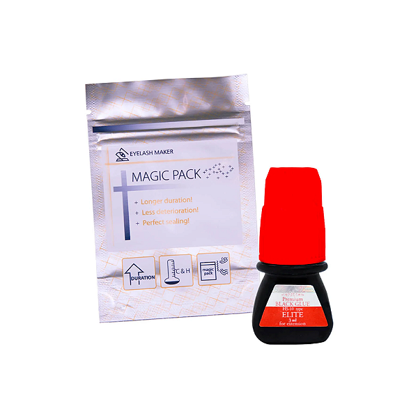 Cola para Extensão de Cílios Premium Elite HS 10 Black 3ml