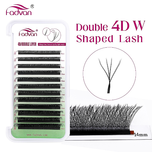 Cilios 8D FADVAN 0.07 D 14mm (4D duplo)