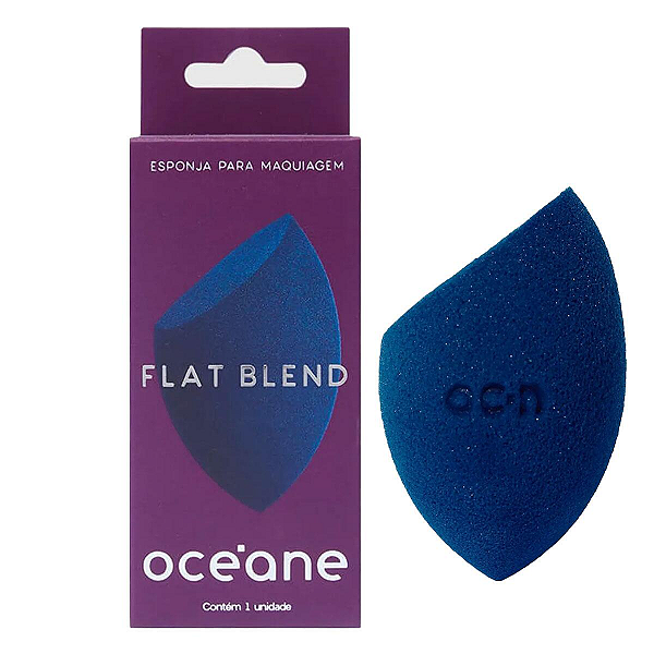 Esponja de Maquiagem - Flat Blend Azul Océane Purple