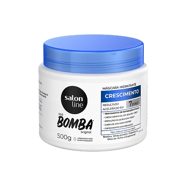 Máscara de hidratação SOS Bomba Original Salon Line 500g
