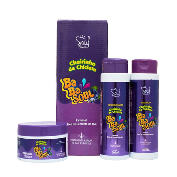 Kit Capilar Cheirinho de Uva -  Soul Cosméticos