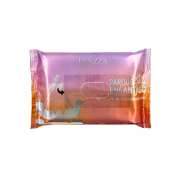 Lenço Umedecido Parque Encantado - Fenzza: Limpeza e Frescor