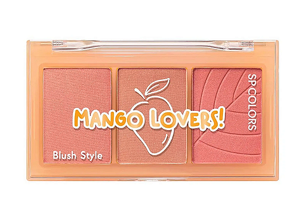 Paleta de Blush 3 cores Fruit Lovers  - Sp Colors
