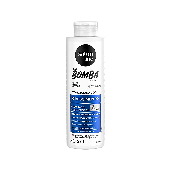 Shampoo S.O.S Bomba Crescimento-Salonline 300ml