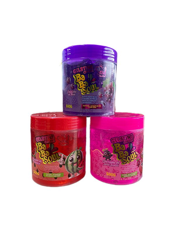 Gelatina Capilar Babasoul 500G - Soul Cosmeticos