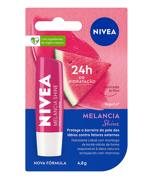 Hidratante Labial Nivea 4,8gr Melancia Shine