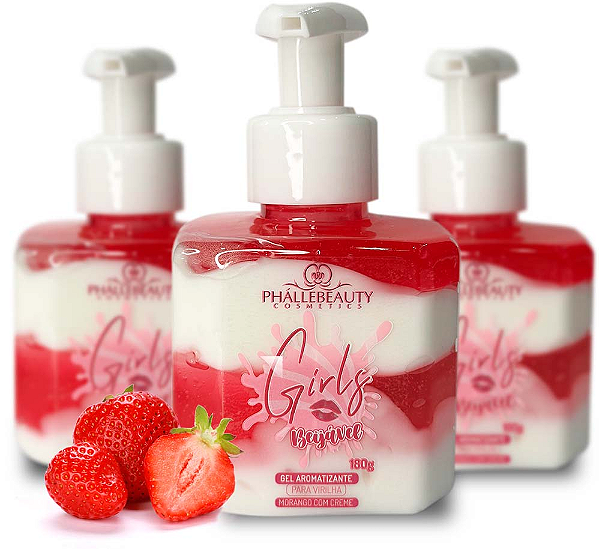 Gel Hidratante Aromatizante para Virilha Girls Beijável - PhálleBeauty