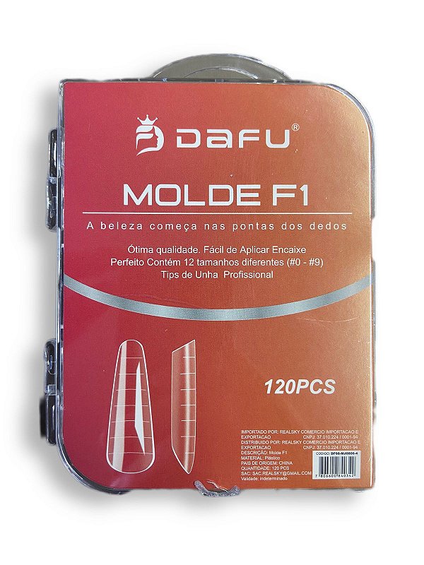 Molde F1 Amendoada 12 pcs - Dafu