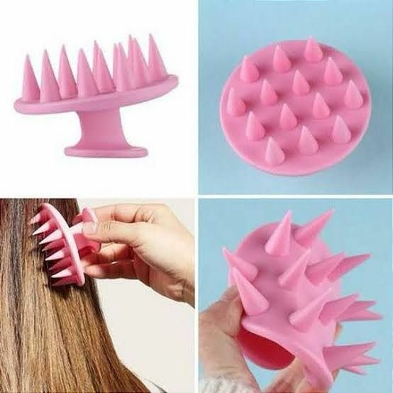 Escova de Silicone para Lavar Cabelo - Dafu