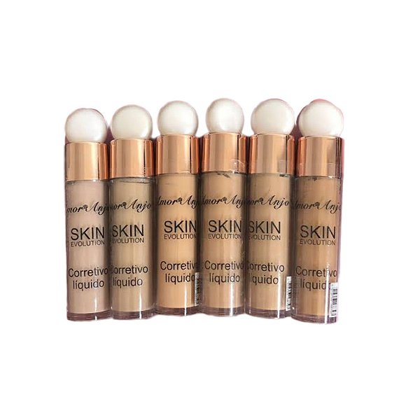 Corretivo e Base Velvet 2 em 1 Skin Evolution Natural - Amor Anjo