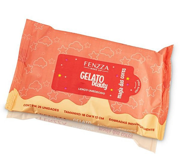 LENÇO UMEDECIDO MAGIA DAS CORES GELATO BEAUTY - FENZZA
