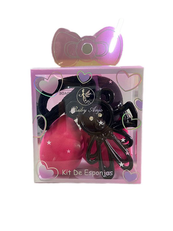 Kit Presilhas + Esponja - Ruby anjo