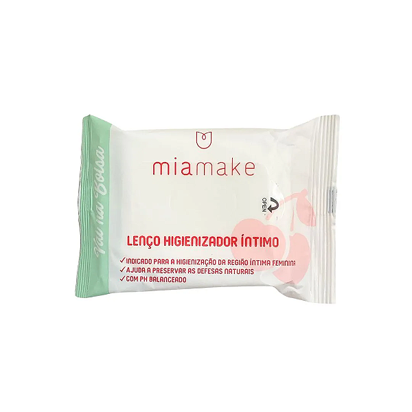 Lenço Higienizador Íntimo Vai na Bolsa - Mia Make