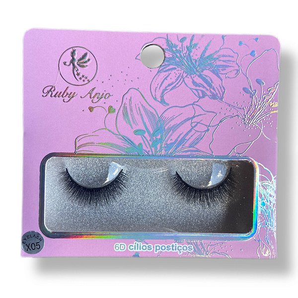 Cílios Postiços 1 par 6D lash RA-385 - Ruby Anjo