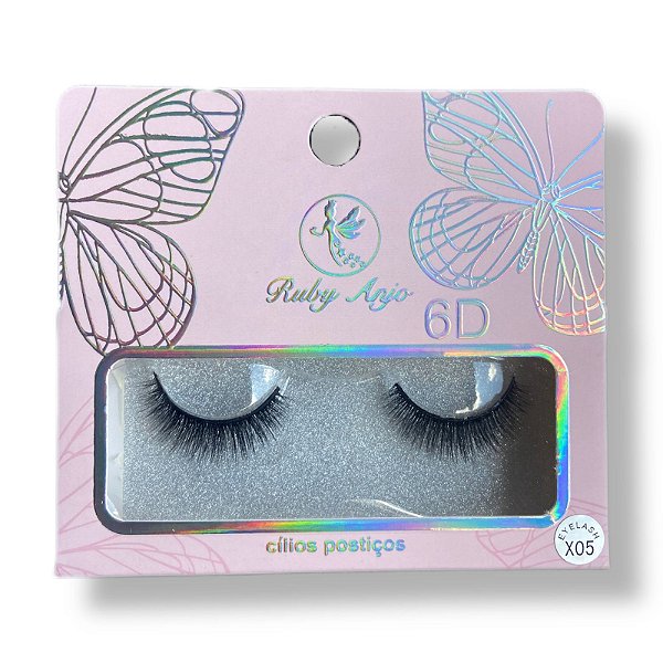 Cílios Postiços 1 par 6D lash RA-384 - Ruby Anjo
