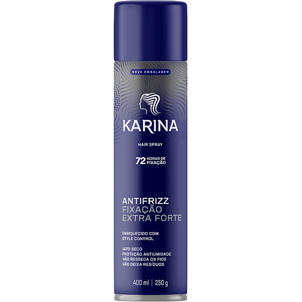 Hair Spray Fixação Extra Forte 400ML - Karina